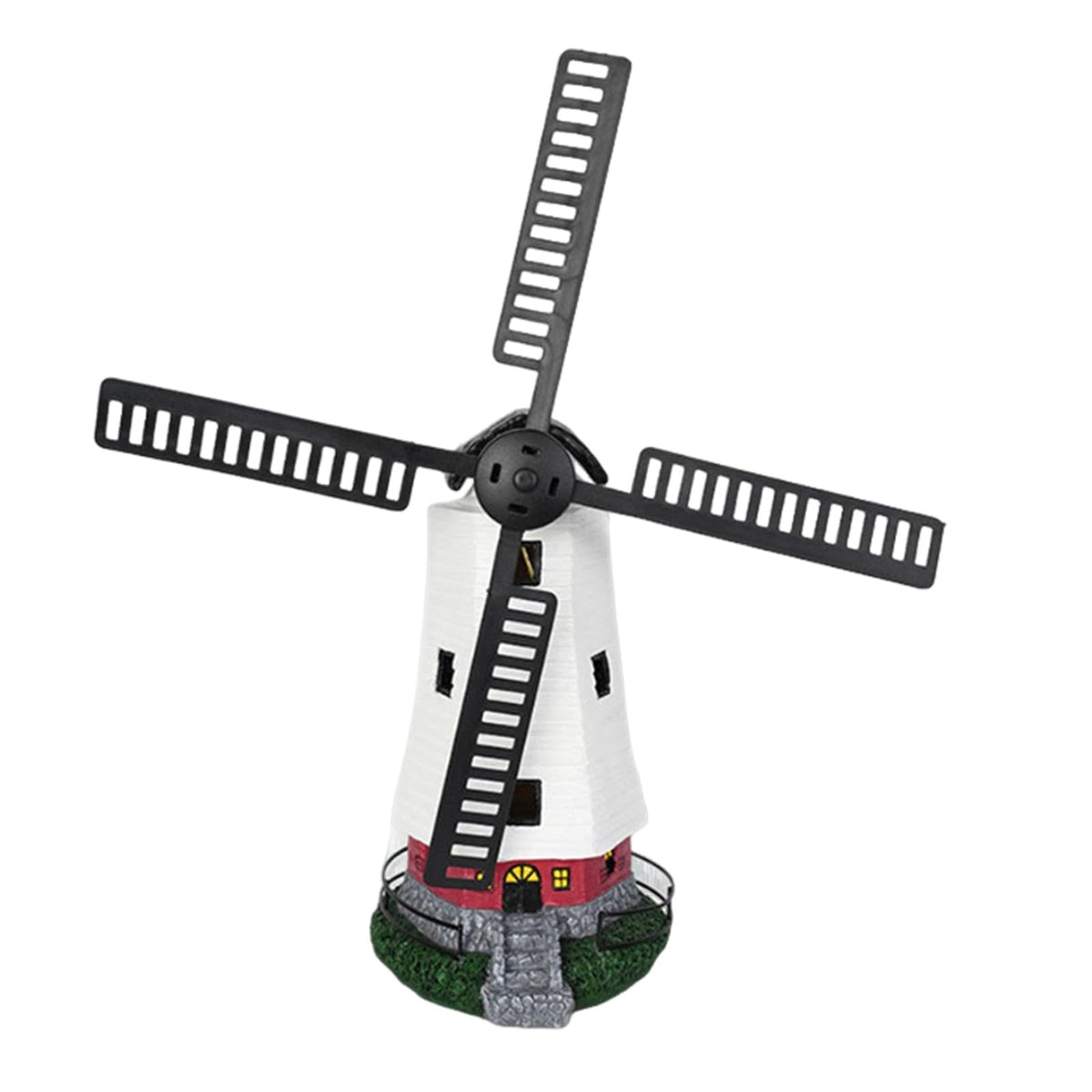 Solar Powered Rotating Lighthouse Garden Statue Light T71519
