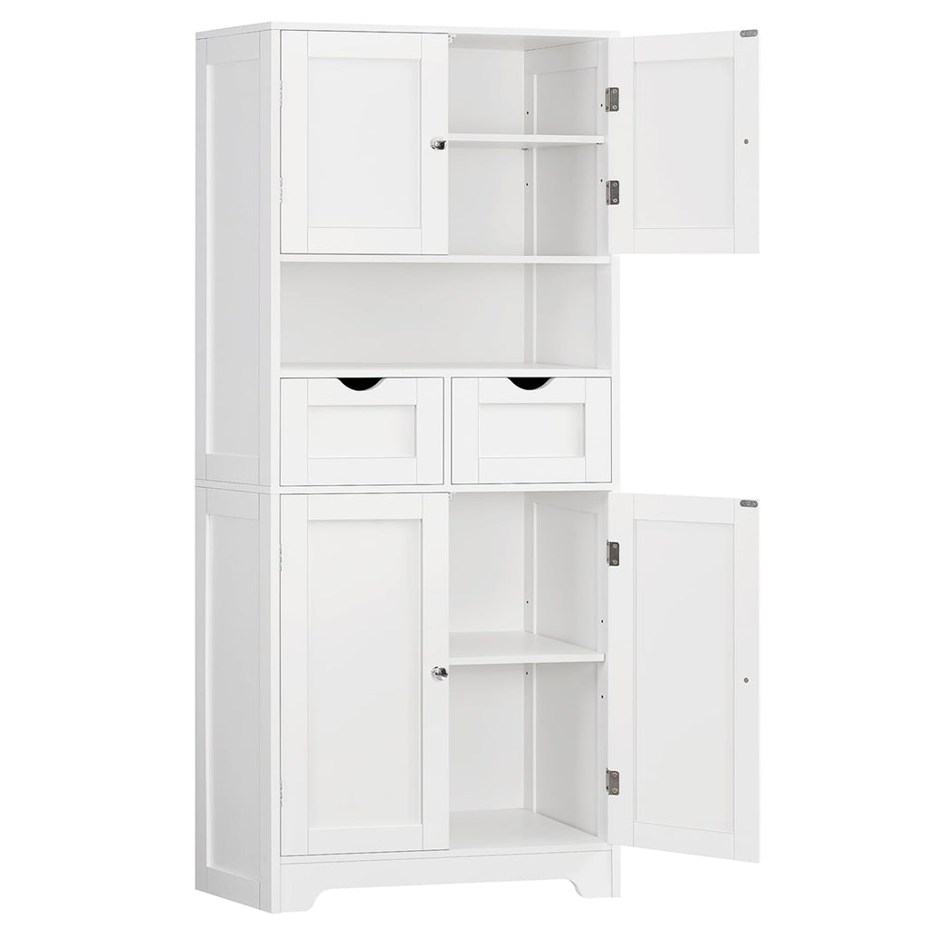 Tall Bathroom Storage Cabinet with 4 Doors C35762