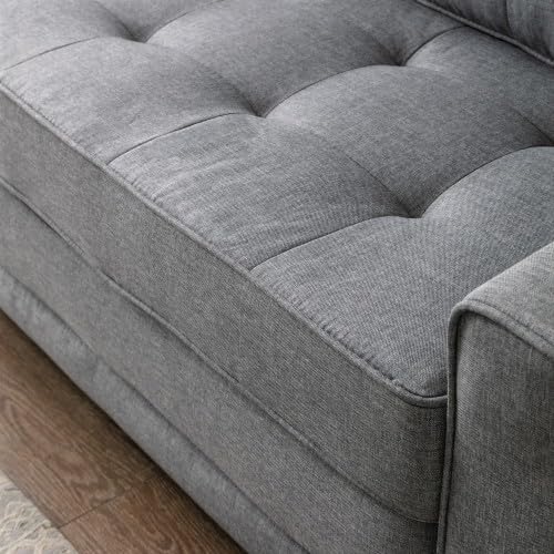 Convertible Sofa Bed Tufted Sleeper Loveseat with Wood Frame G189