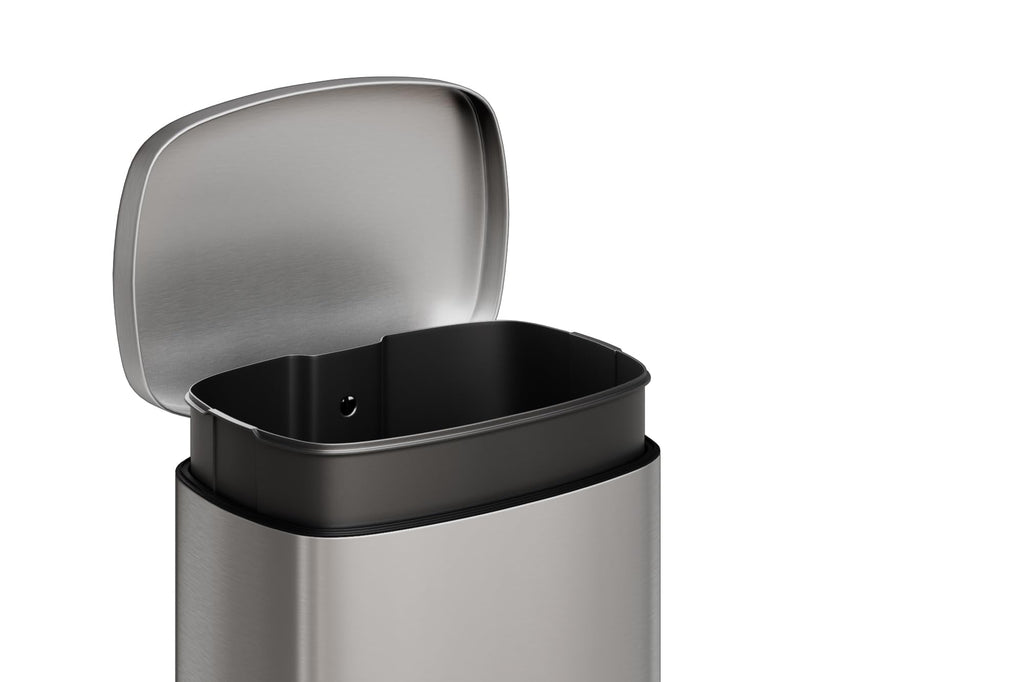 Step-on Stainless Steel Kitchen Trash Can 13 Gal E319