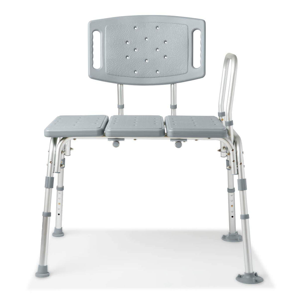 Bariatric Tub Transfer Bench with Anti-Slip Suction Feet 500lb Weight Capacity N18319