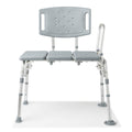 Bariatric Tub Transfer Bench with Anti-Slip Suction Feet 500lb Weight Capacity N18319
