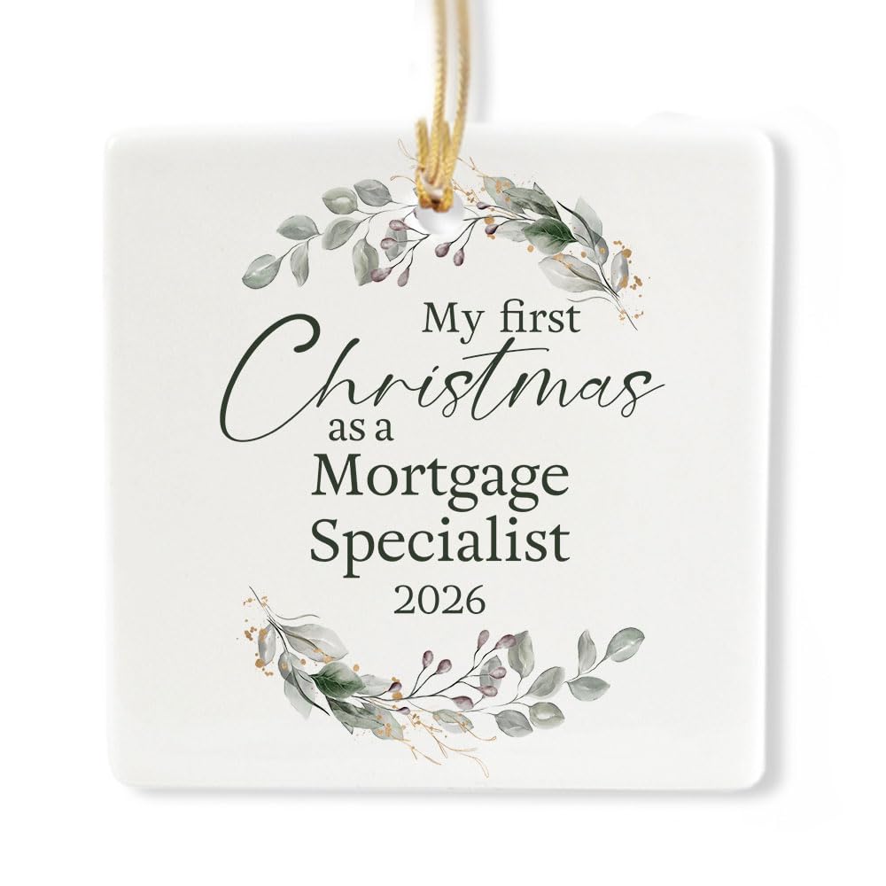 Ceramic 3-inch Square Ornament G5739