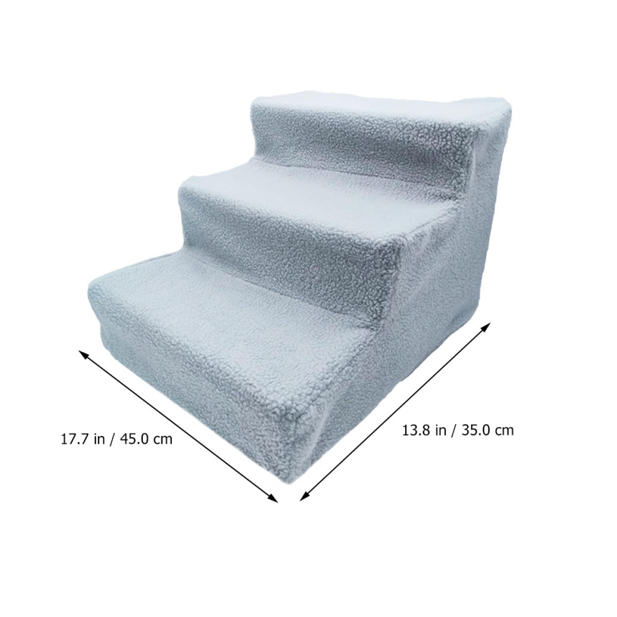 Non-Slip Gray Pet Ladder and Dog Steps G1724