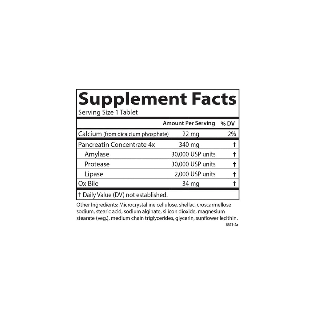 Natural Digestive Enzymes, 100 Tablets S43741