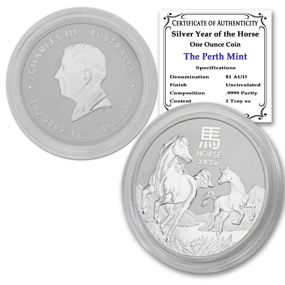 1 oz Australian Silver Lunar Year of the Horse Coin O308239
