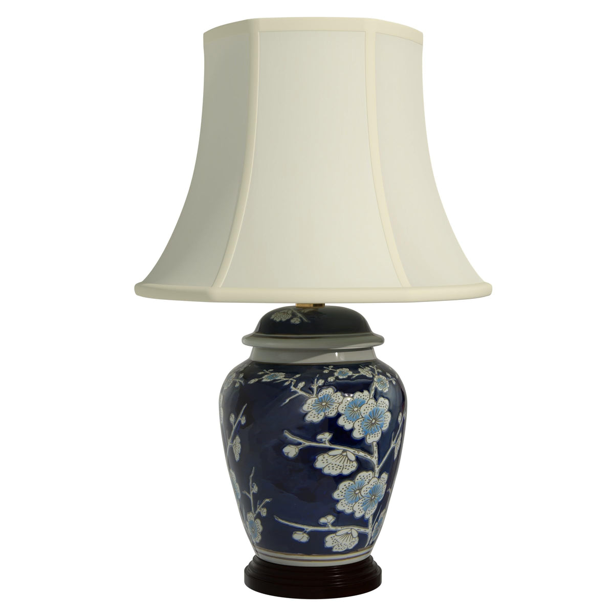 22" Blue Cherry Blossom Lamp Q453182