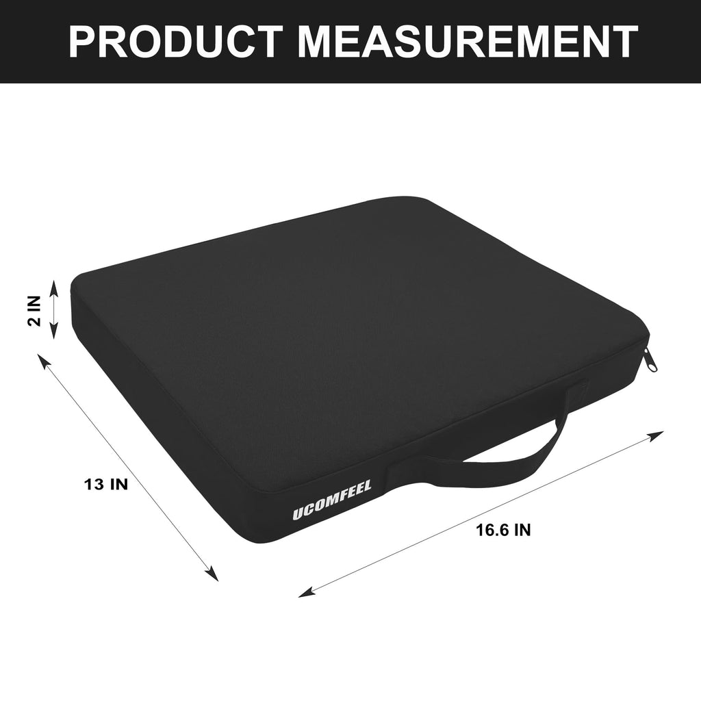 Portable Waterproof Oxford Fabric Stadium Seat Cushions 2-Pack Y47201