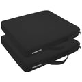 Portable Waterproof Oxford Fabric Stadium Seat Cushions 2-Pack Y47201