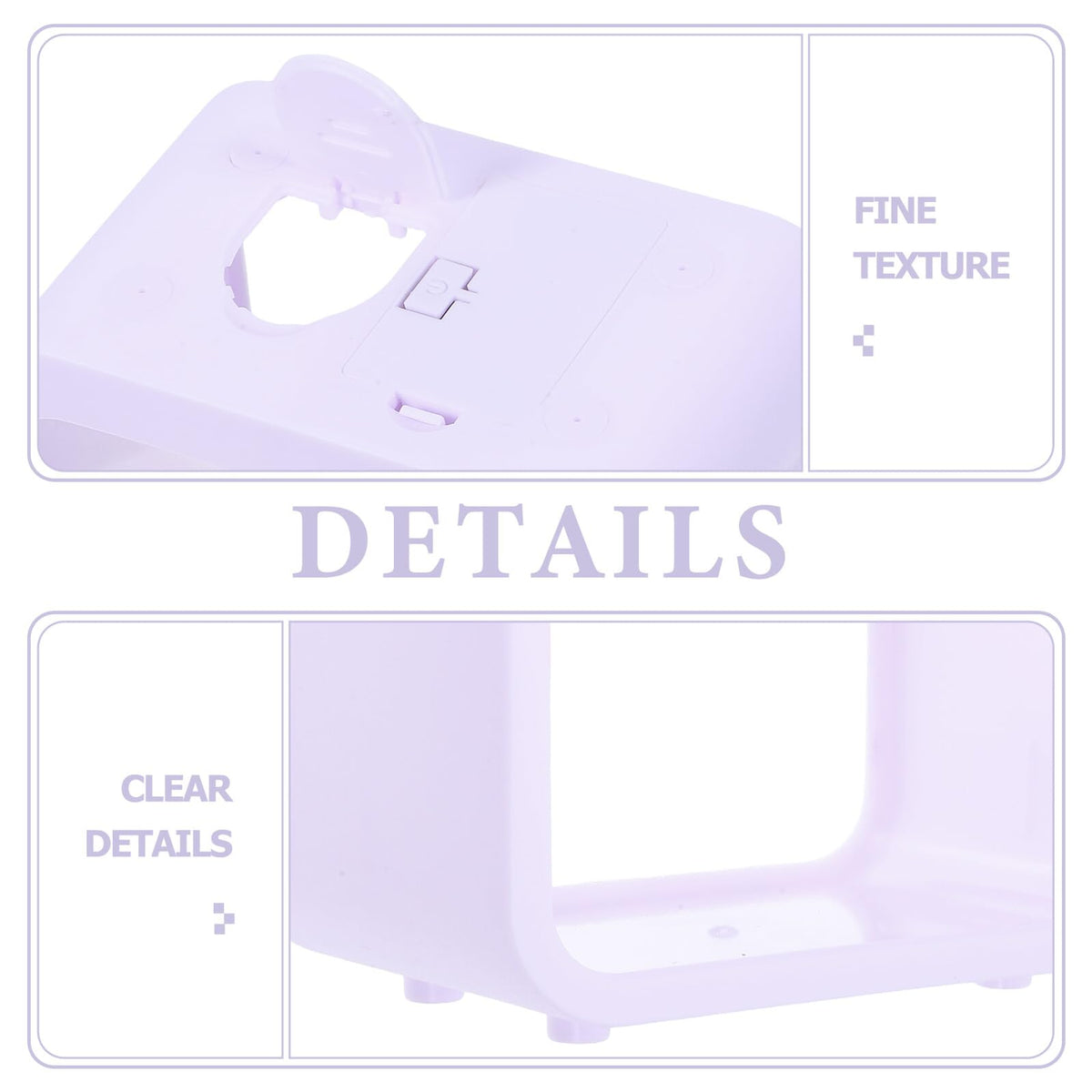 Mini Betta Fish Tank with LED Light Portable Plastic Desktop Aquarium Cube L731