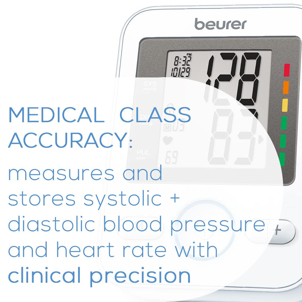 Upper Arm Blood Pressure Monitor with Large Cuff O818589