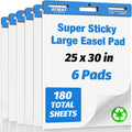 Self Stick Easel Pads 25 in x 30 in 30 Sheets 6 Pads A7666
