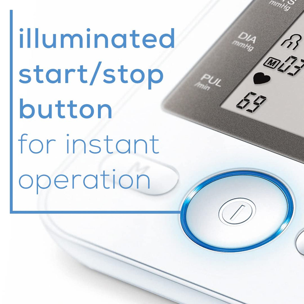Upper Arm Blood Pressure Monitor with Large Cuff O818589