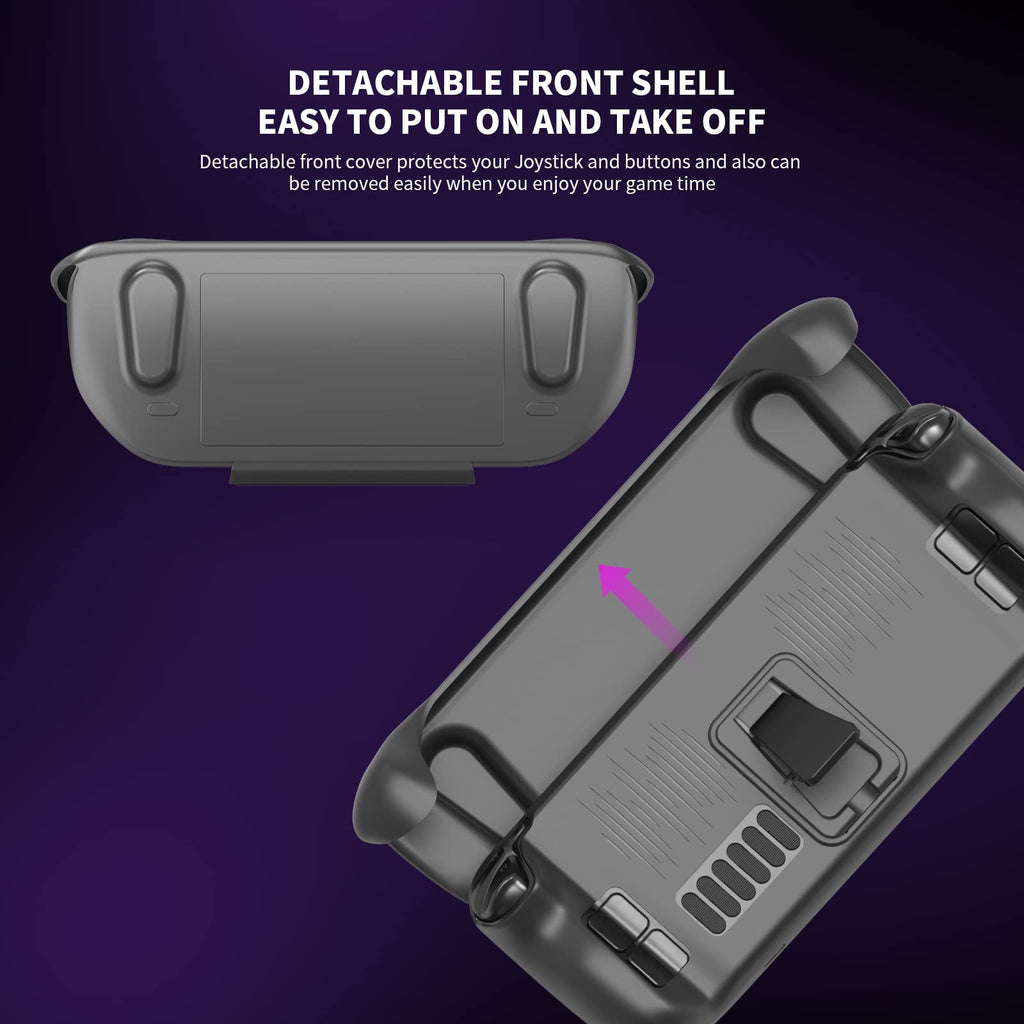 Ultra Slim TPU Protective Case with Front Cover for Steam Deck/OLED C332