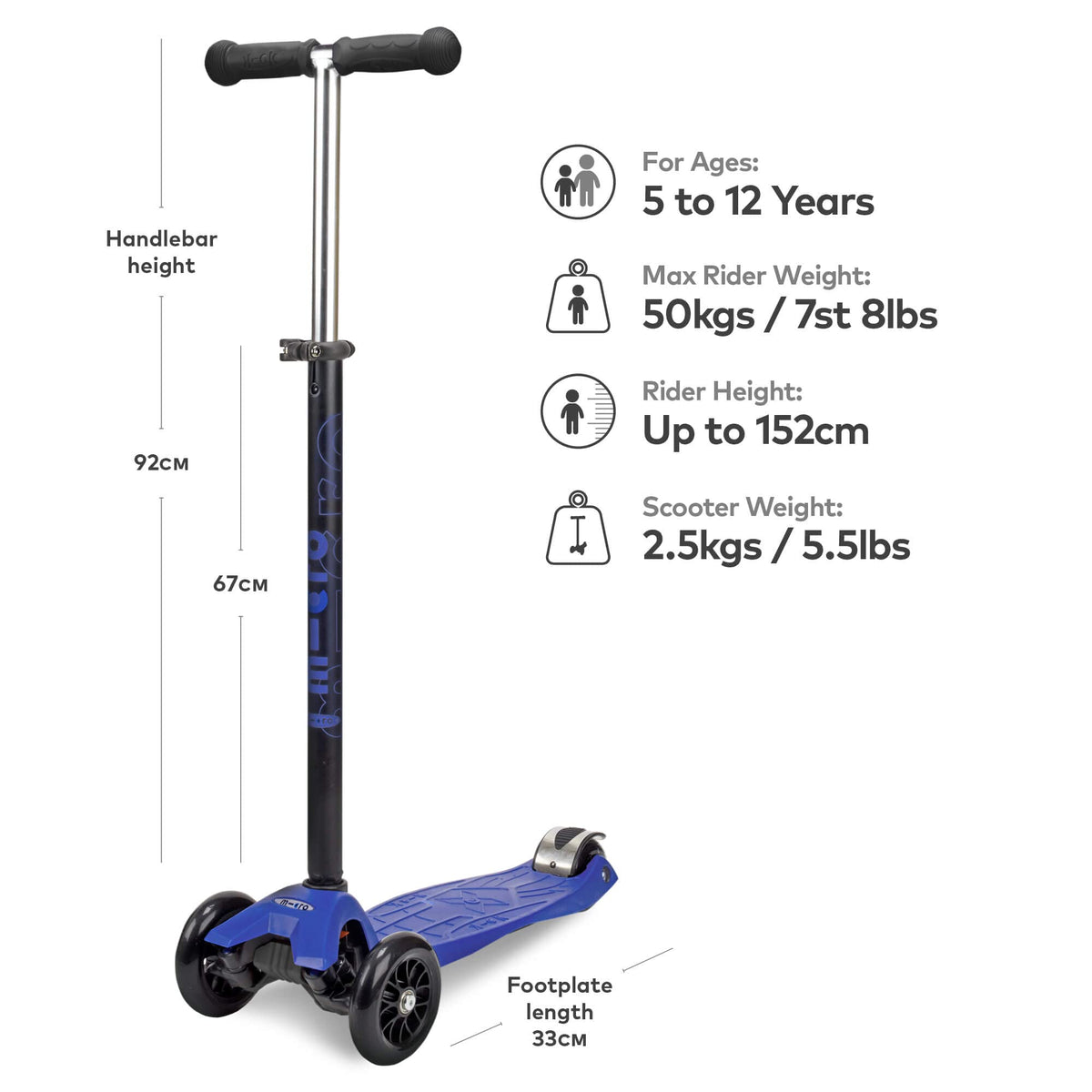 Kids 3 Wheel Scooter A587761