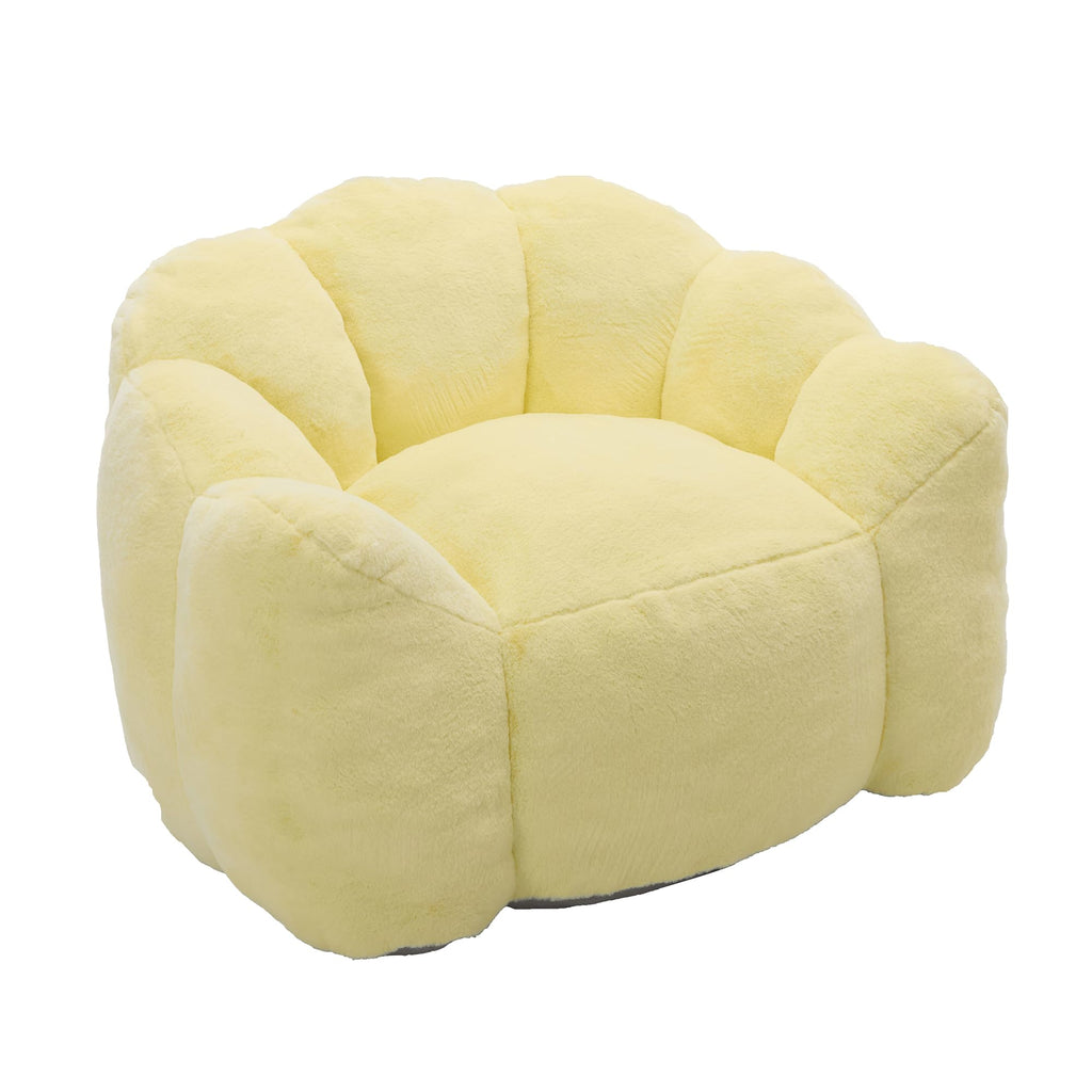 Yellow Memory Foam Bean Bag Chair K95368
