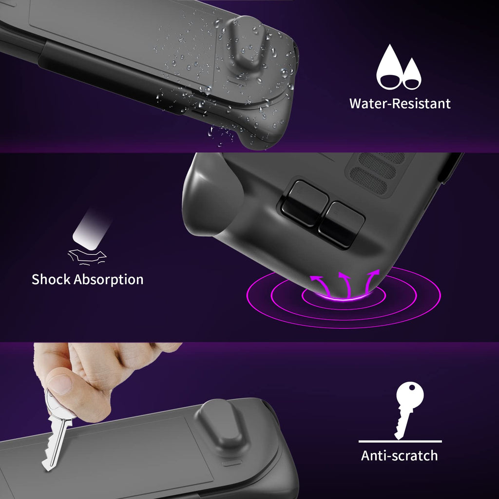 Ultra Slim TPU Protective Case with Front Cover for Steam Deck/OLED C332