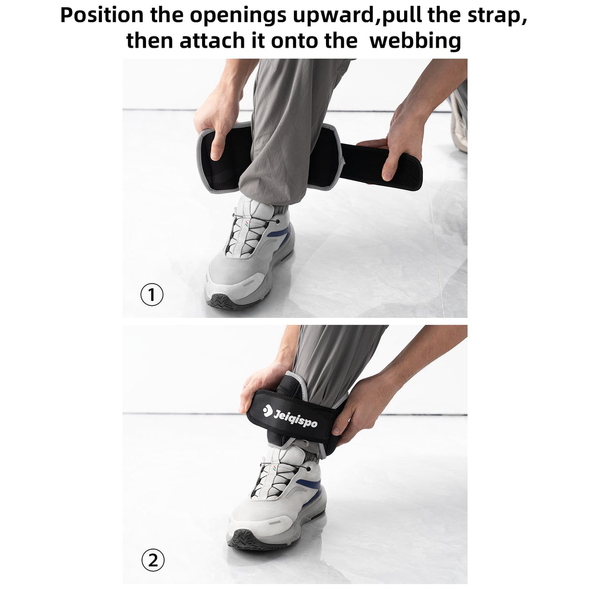Adjustable Ankle Weights 1 Pair Removable Weight B642591