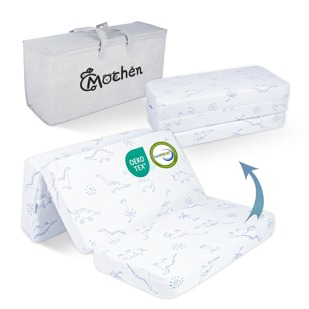 38x26 Dual Sided Memory Foam Pack and Play Mattress N3487