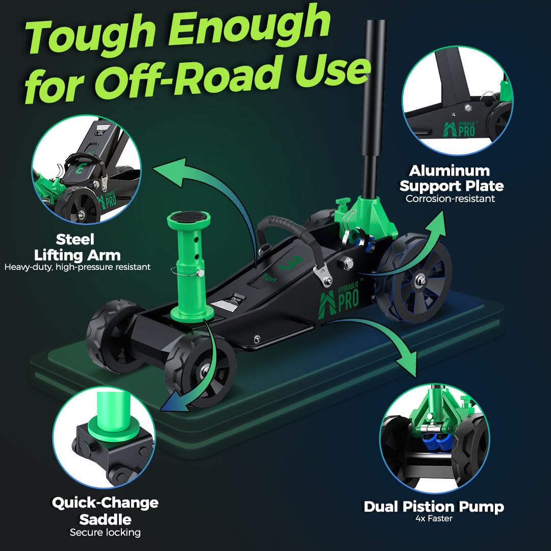 3 Ton Aluminum Off-Road Floor Jack N468