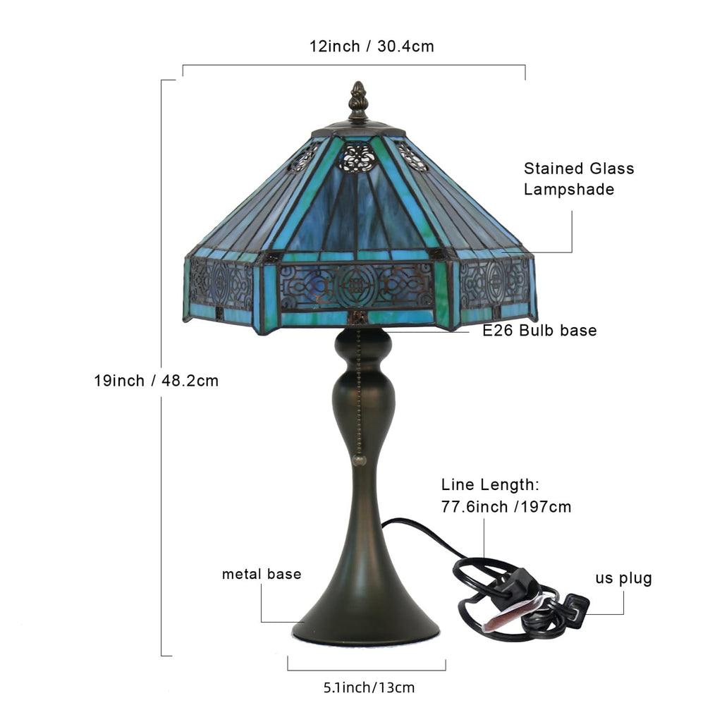 Stained Glass Table Lamp H995
