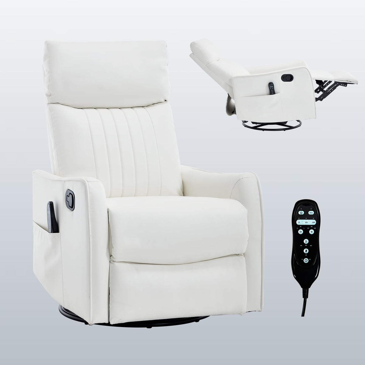 High Back Massage Recliner with Heat E763