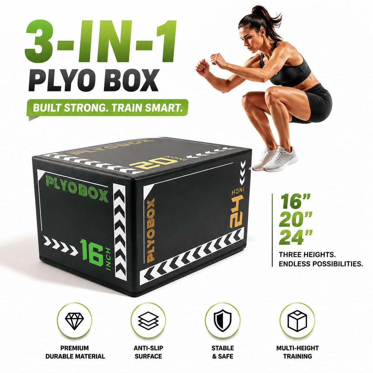 3-in-1 Foam Plyo Box V77305