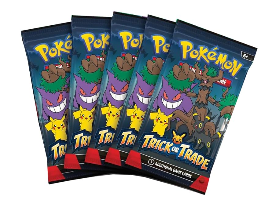 Pokemon Trick or Trade 3 Card Booster Pack Cosmos Foil U594310