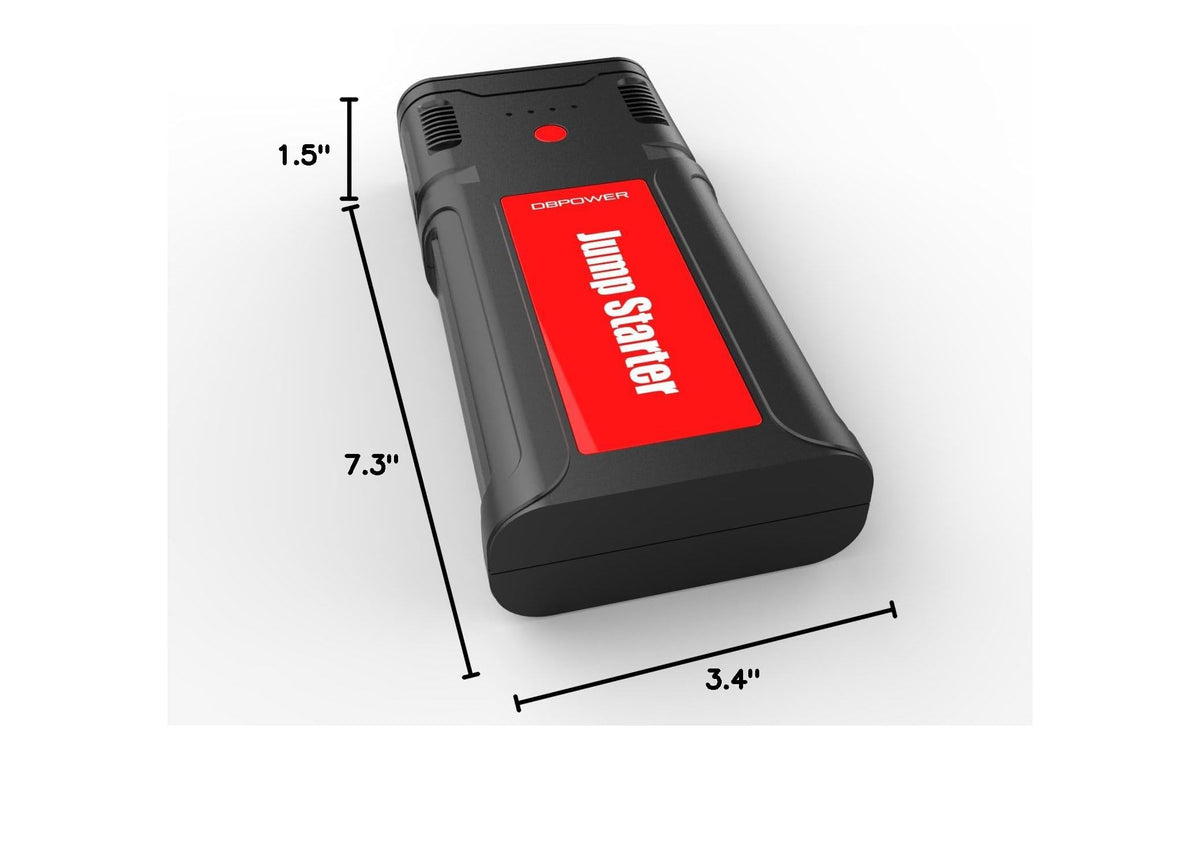 Portable 12V Car Jump Starter with Smart Clamp Cables Z46220