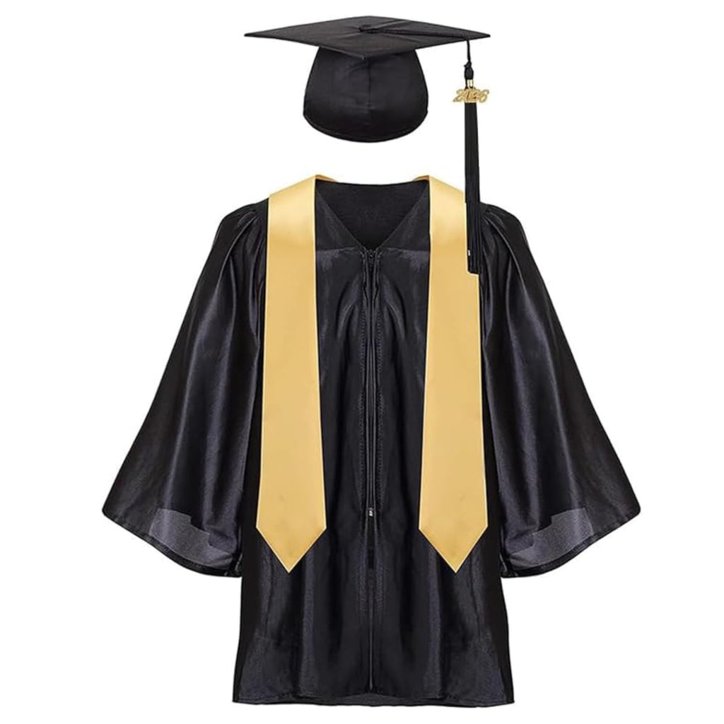 Graduation Cap and Gown Set with Tassel H704