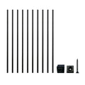 26'' Black Aluminum Balusters 20pk T906