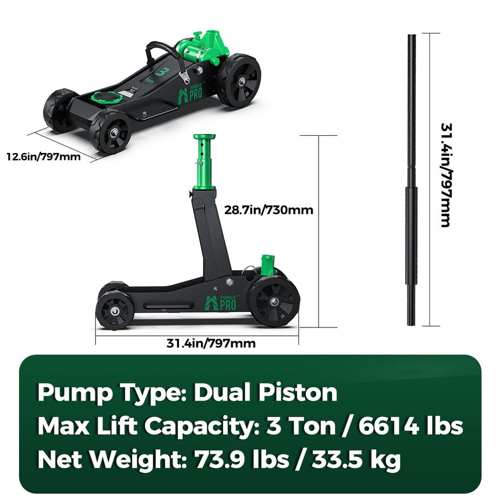 3 Ton Aluminum Off-Road Floor Jack N468