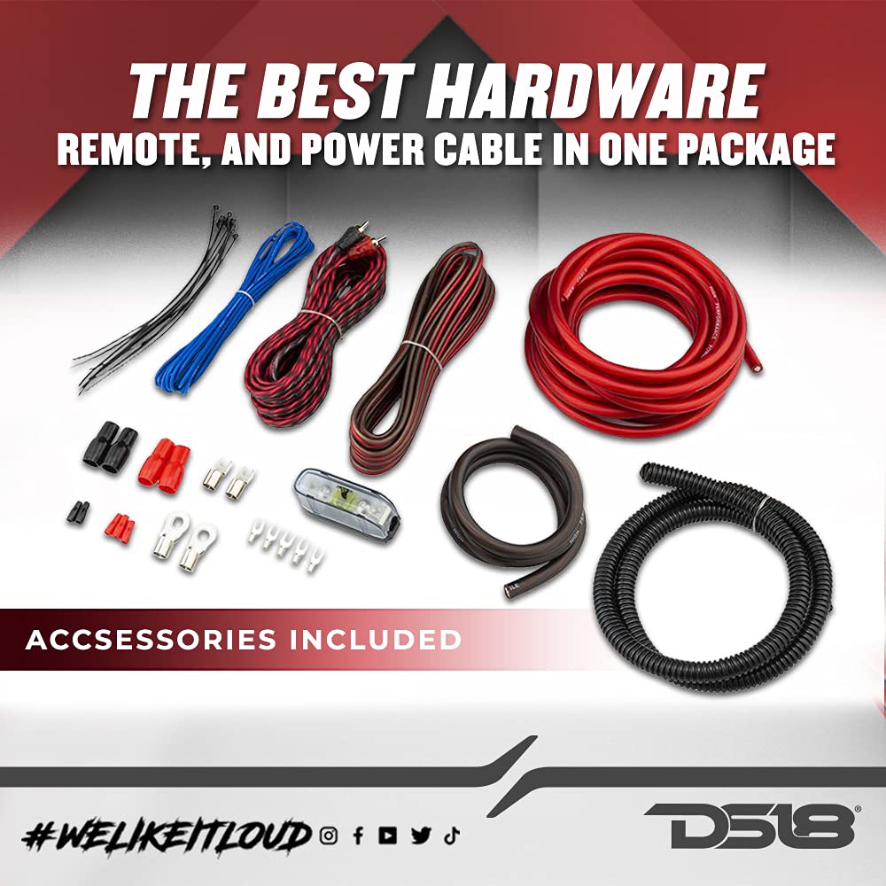 4 Gauge CCA Amplifier Installation Wiring Kit S6552