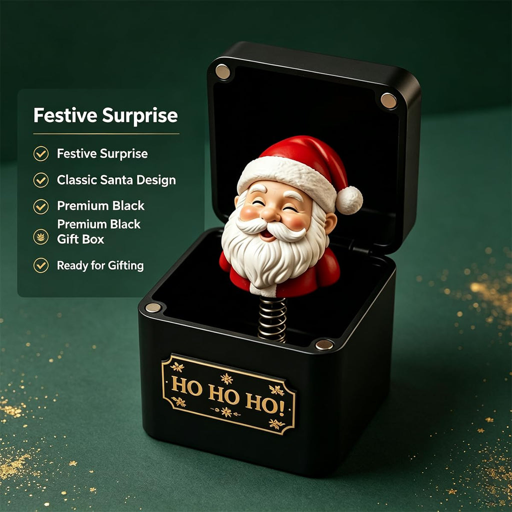 Black & Gold Pop-Up Jack in the Box G728988