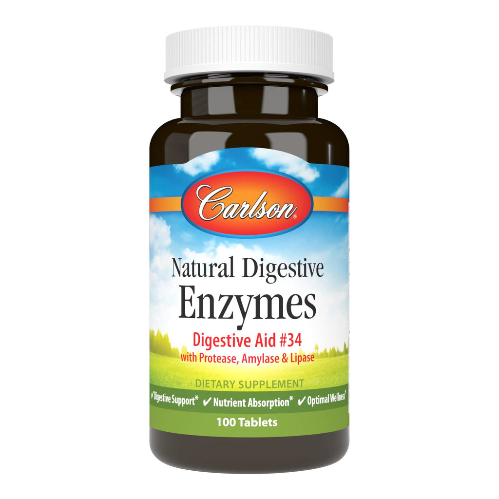 Natural Digestive Enzymes, 100 Tablets S43741