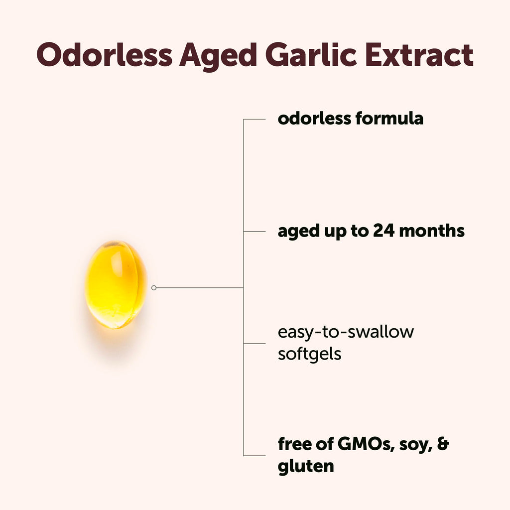 Aged Odorless Garlic 300 Softgels A8177