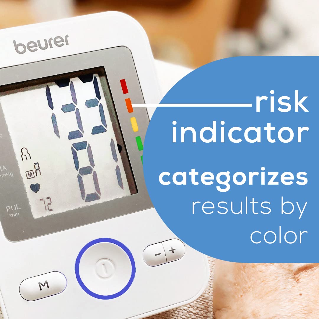 Upper Arm Blood Pressure Monitor with Large Cuff O818589
