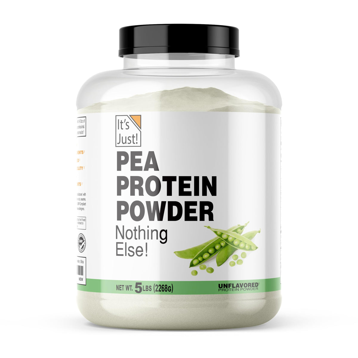100% Pea Protein Vegan Gluten Free 5 Pound Unflavored Y4870