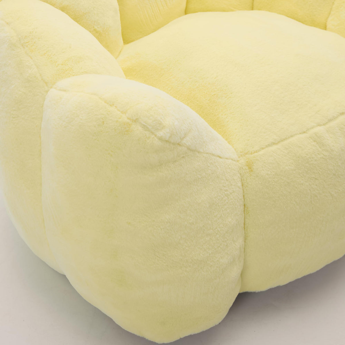 Yellow Memory Foam Bean Bag Chair K95368