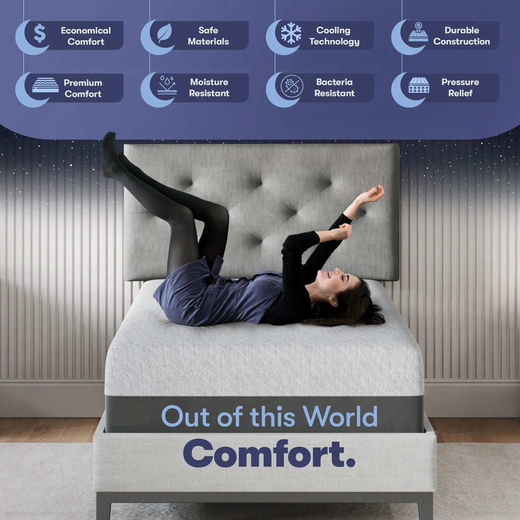 8 Inch Twin Gel Memory Foam Mattress N338