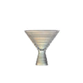 11.5 Ounce Iridescent Glass Martini Set of 4 F826