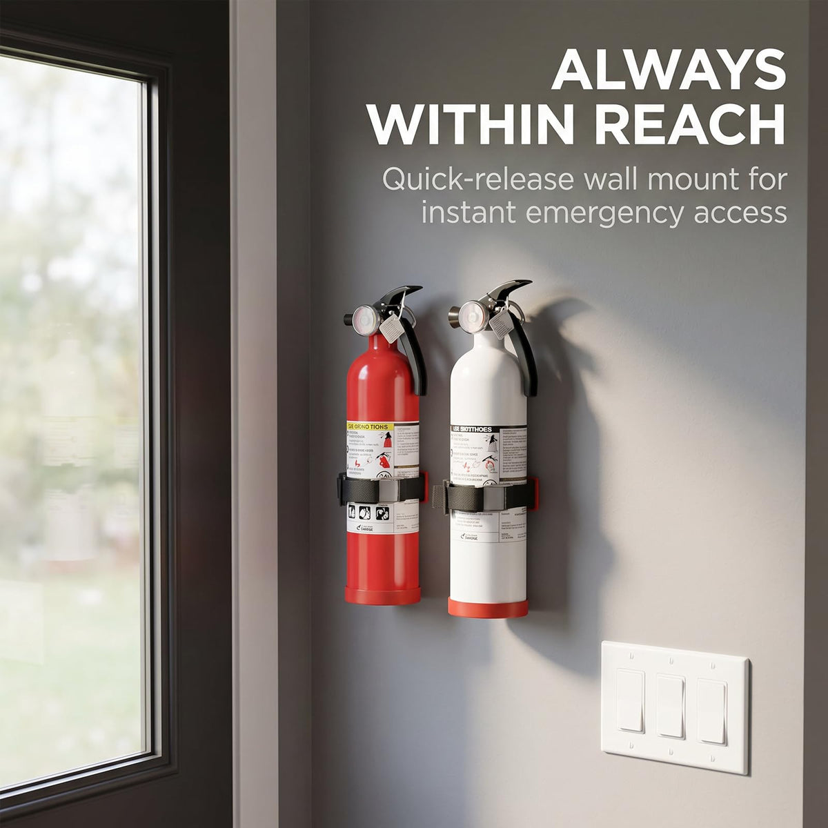 Metal Bracket Fire Extinguisher Mount P699