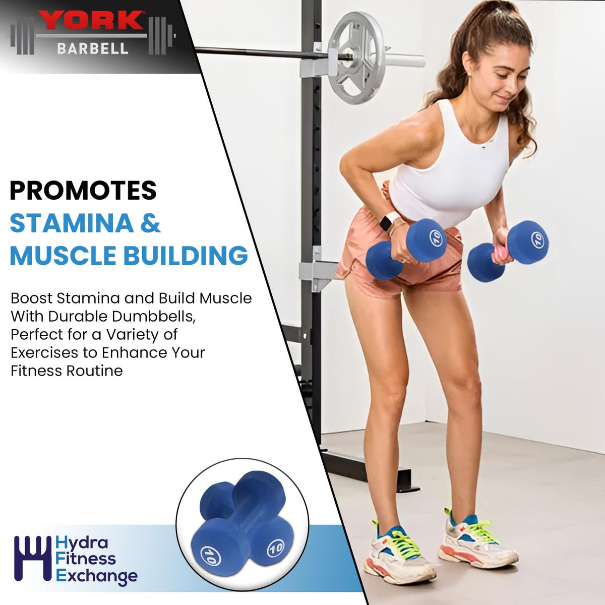Neoprene Coated Dumbbell Set Blue O364867