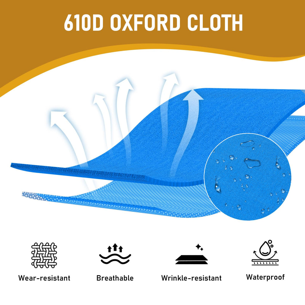 Folding Camping Cot with Carry Bag, Blue F951