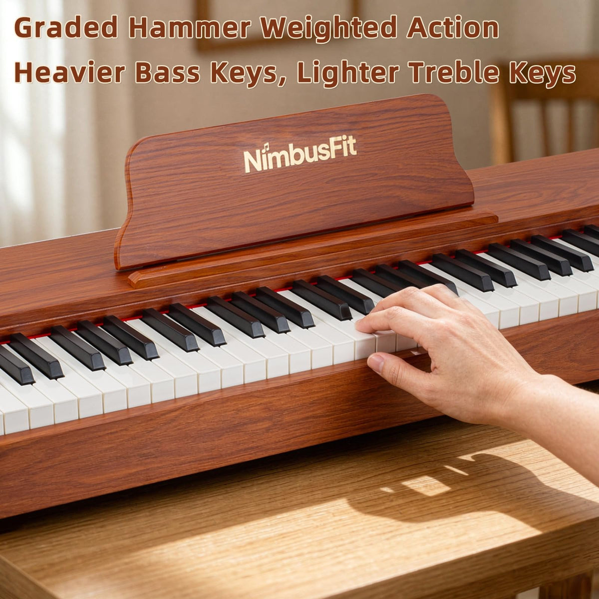 88 Keys Hammer Weighted Digital Piano E77132