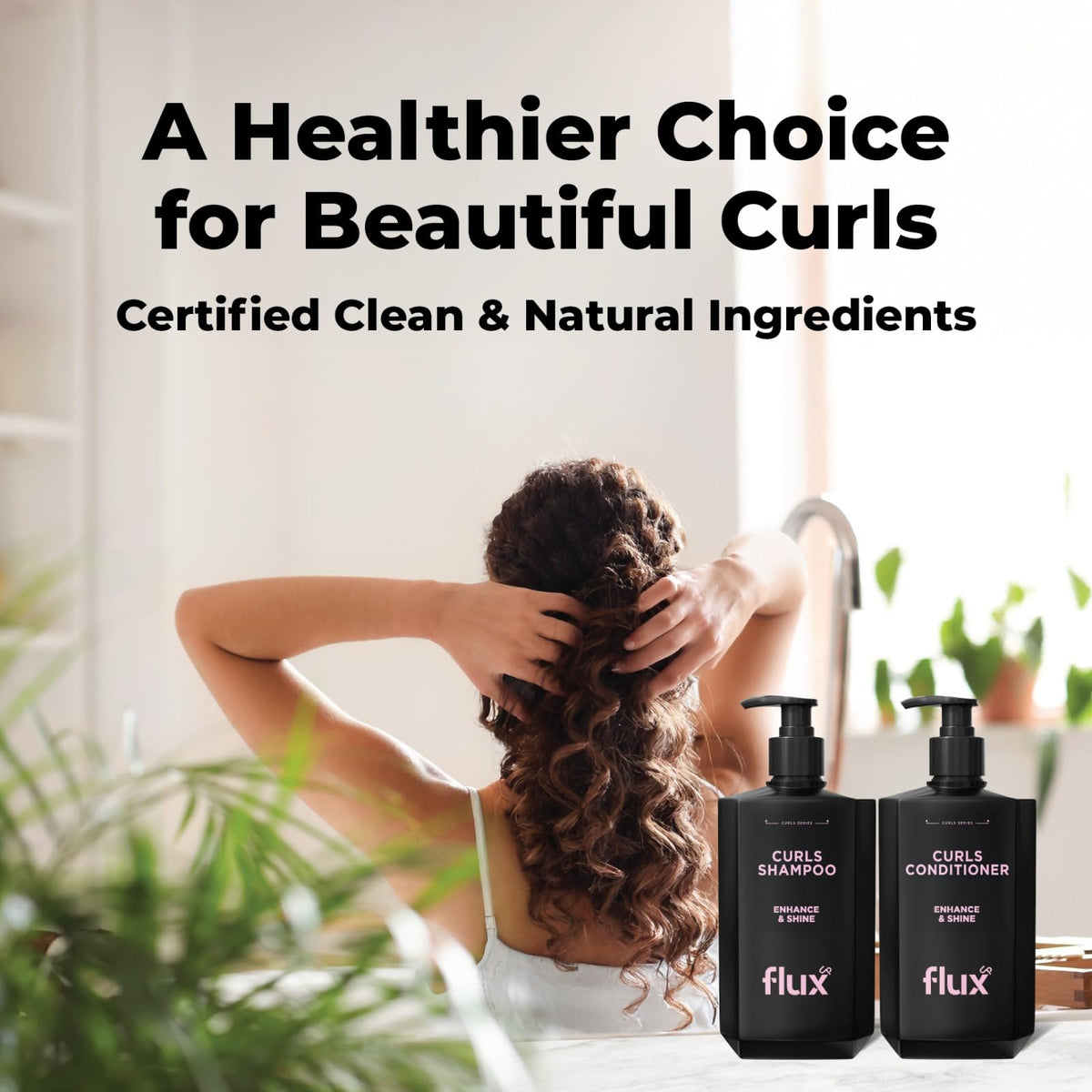 Curly Hair Shampoo & Conditioner Set Sulfate-Free 8 fl oz G718
