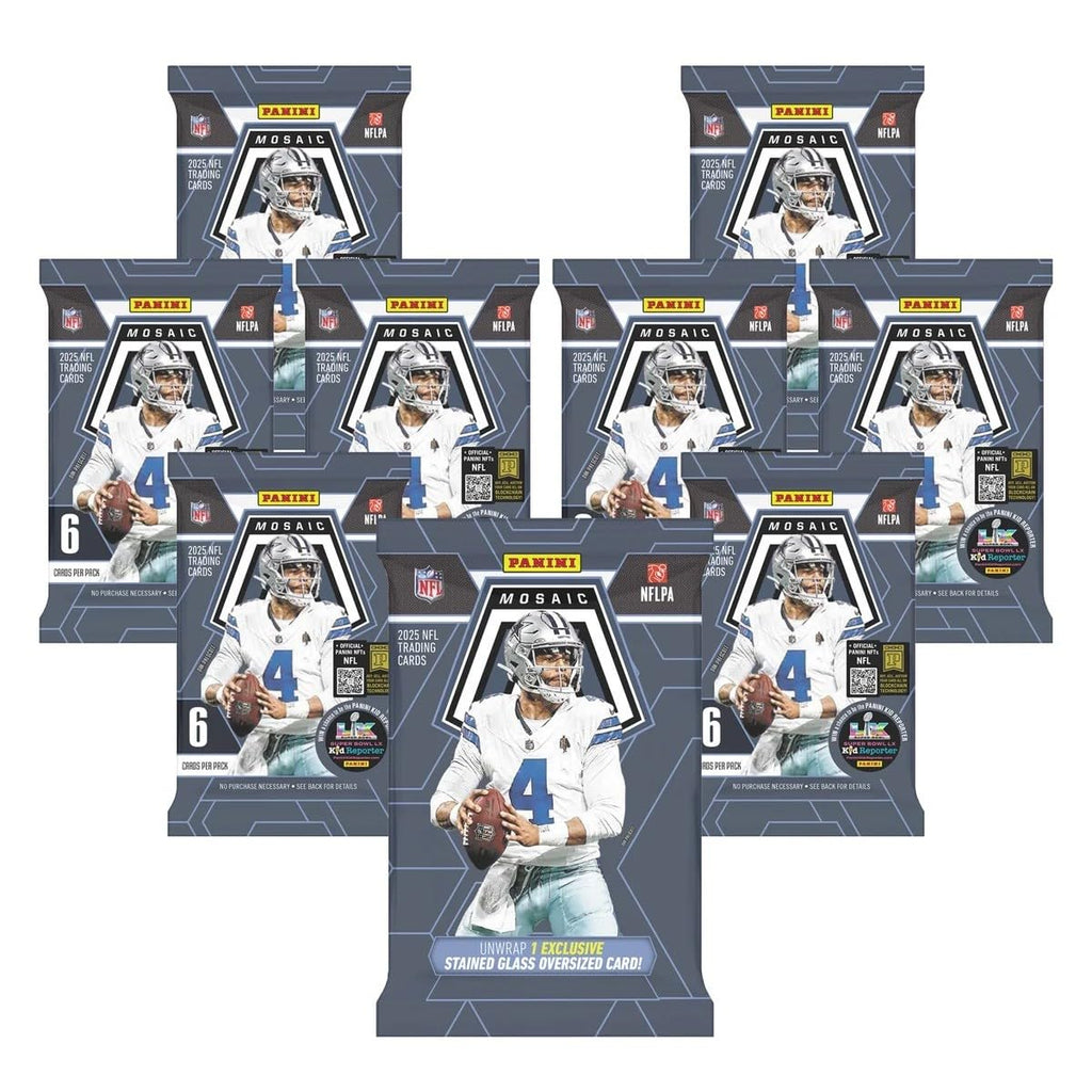 2025 Mosaic Football Trading Card Box Oversized Card G5592
