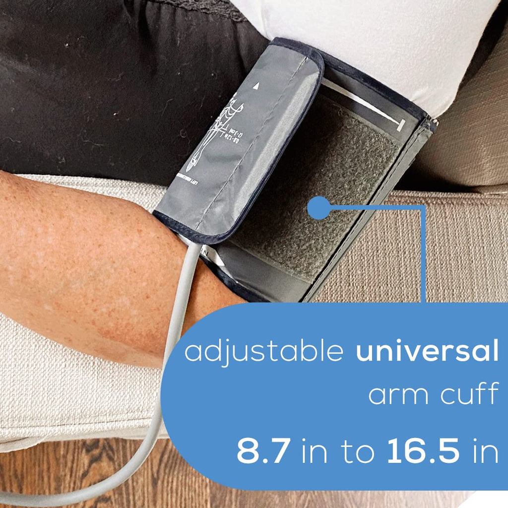 Upper Arm Blood Pressure Monitor with Large Cuff O818589
