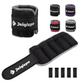 Adjustable Ankle Weights 1 Pair Removable Weight B642591