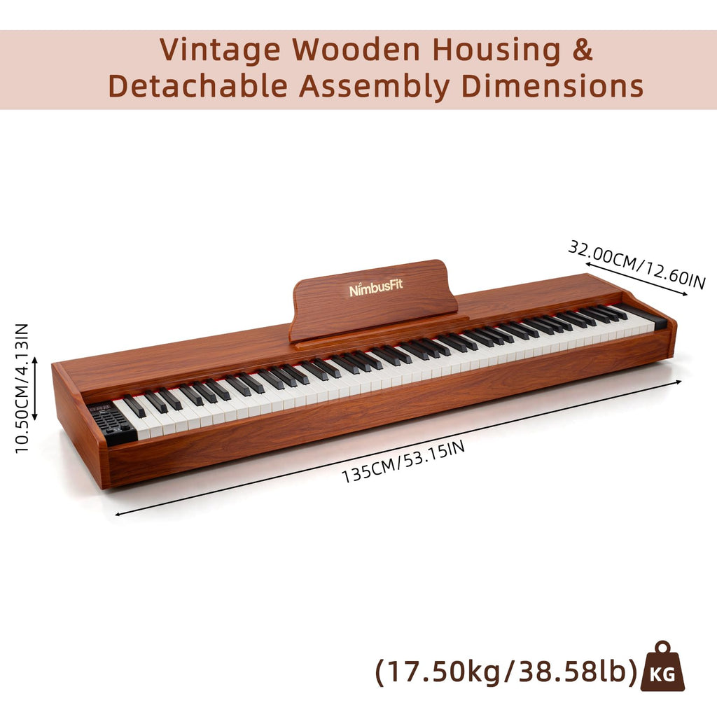 88 Keys Hammer Weighted Digital Piano E77132